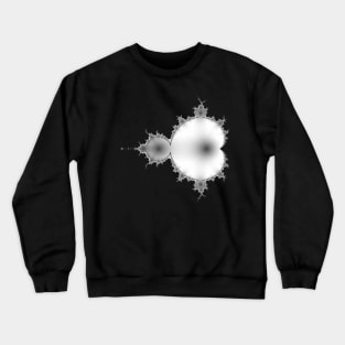 Basic Monochrome Mandelbrot Crewneck Sweatshirt